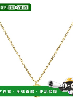 自营 Adornia Knot Pendant Necklace gold yellow 美国奥莱直发