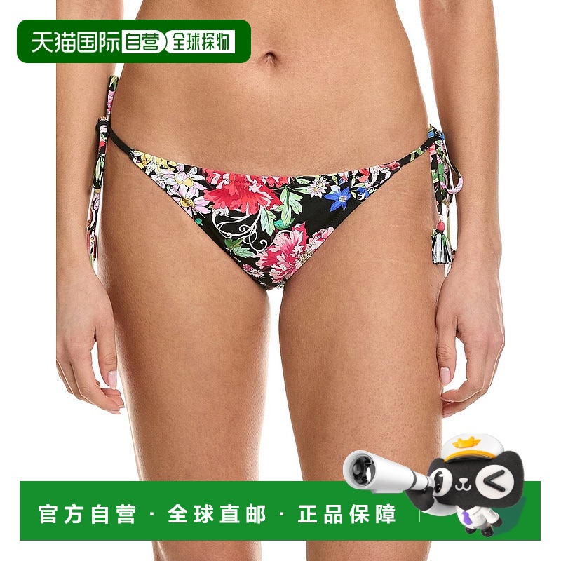 自营 Johnny Was String Bikini Bottom - blue 美国奥莱直发
