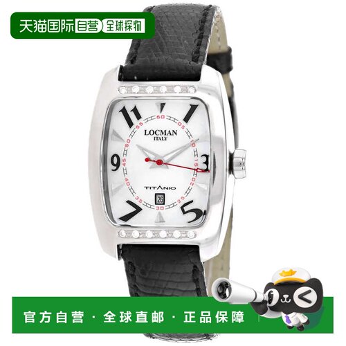 自营Locman女式经典白色表盘手表-白色 美国奥莱直发