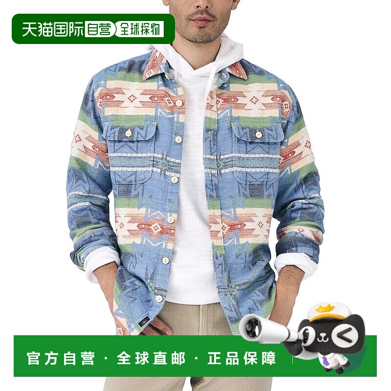 自营Faherty Canyon上衣-蓝色 美国奥莱直发外套