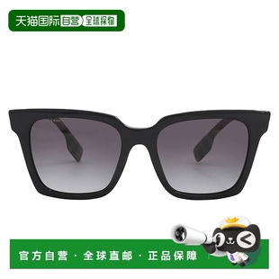 自营Burberry Maple Gray Gradient Square Ladies Sunglasses BE