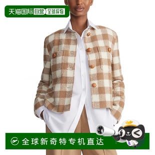 yorkLafayette 自营 new lafayette 148纽约无领贴袋羊毛混纺 148