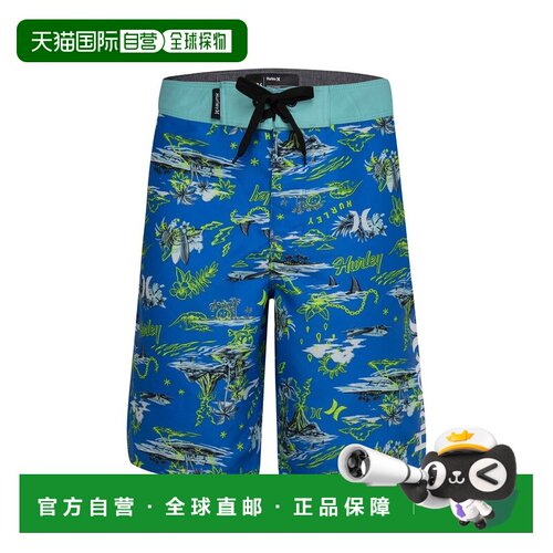 自营 Hurley Doodle Isle Board 短裤 - 蓝色 美国奥莱直发休闲裤