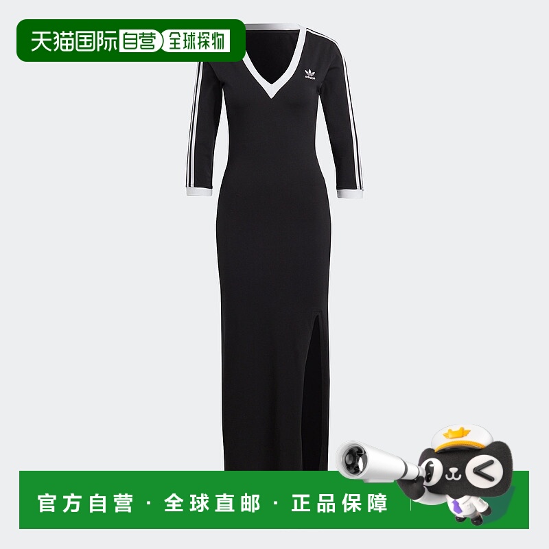 自营Women's adidas Adicolor Classics 3-Stripes Maxi Dress -
