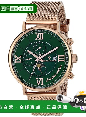 自营Christian Van Sant Men's Green dial Watch - green 美国奥