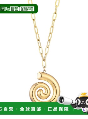 自营adorniaTarnish Resistant 18k Gold Plated Swirl Paperclip