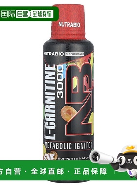 香港直邮Nutrabio Labs,Lean Shots L-肉碱 3000，酸糖果味，16 4