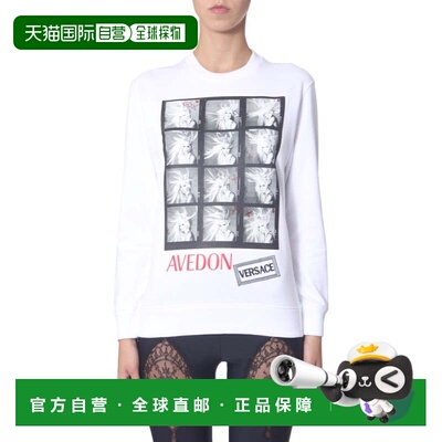 自营versace/范思哲Photographic Print Crew Neck Sweatshirt -