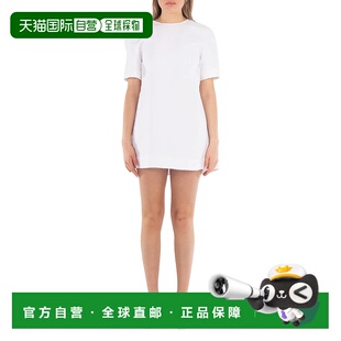 Marni 白色 Short T恤迷你连衣裙 美国奥莱直 Sleeved加大码 自营