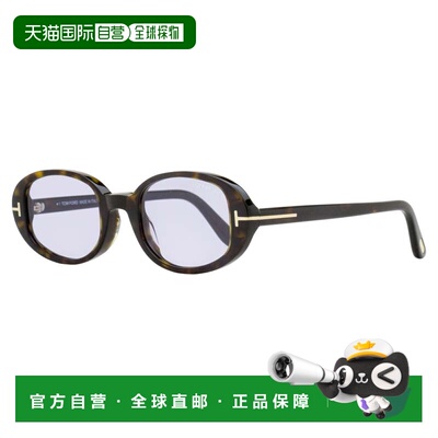 自营Tom Ford女士Iggy太阳镜TF1364 52Y深色哈瓦那49mm-52y 美国