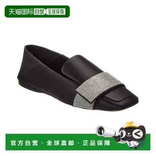 缎面乐福鞋 Rossi 黑色 美国奥莱直发女鞋 自营 单鞋 Sergio