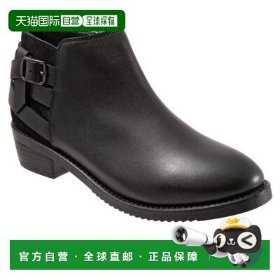 自营SoftWalk Raleigh S2155-001 Boots Womens Black Leather An