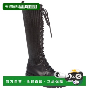 自营Gianvito Rossi Martis 20 Leather Over-The-Knee Boot - bl