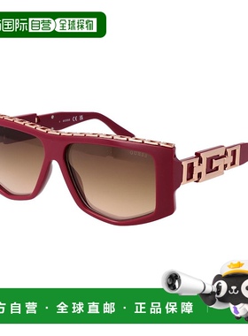 自营 Guess女式太阳镜-红色 美国奥莱直发新款