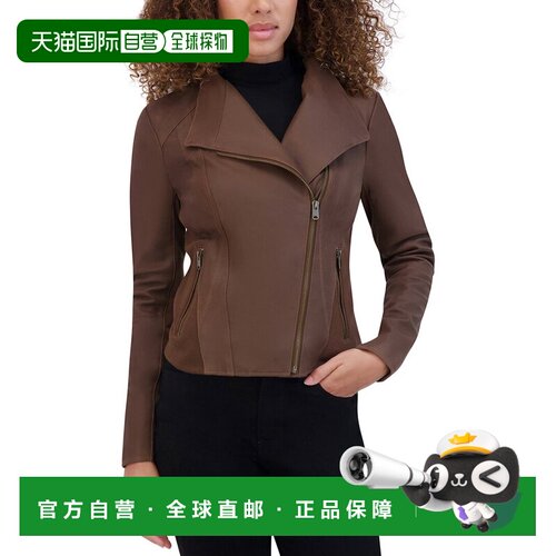 自营Andrew Marc Felix Leather Coat - pink 美国奥莱直发皮衣