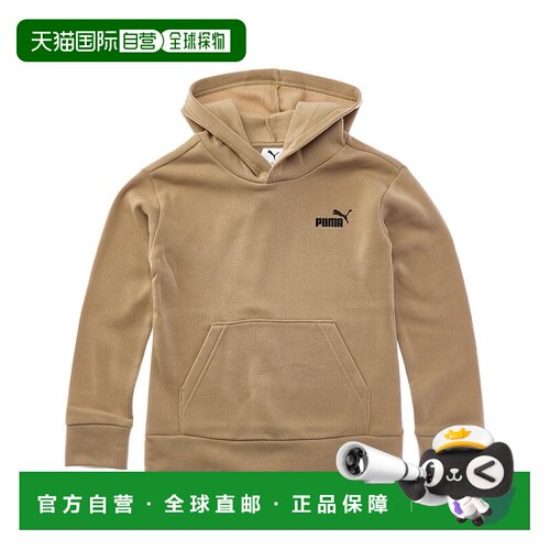自营PUMA Essential Basics Fleece Pullover Hoodie - brown 美
