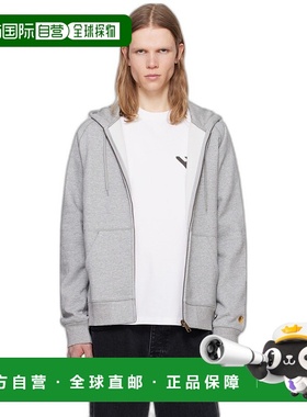 1h可退 香港直邮潮奢 CARHARTT WIP 男士 灰色 Chase 连帽衫 I033