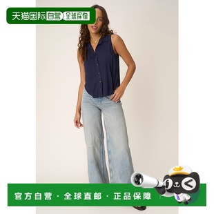 海军蓝极乐 t无游戏领纽扣前背心 美国奥莱直 social 自营project