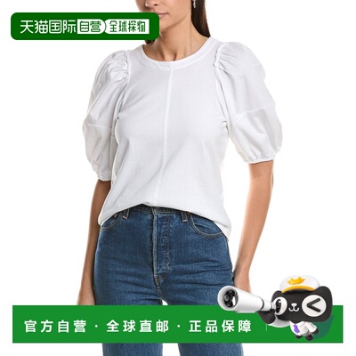 自营Madewell Puff Sleeve T-Shirt - white 美国奥莱直发