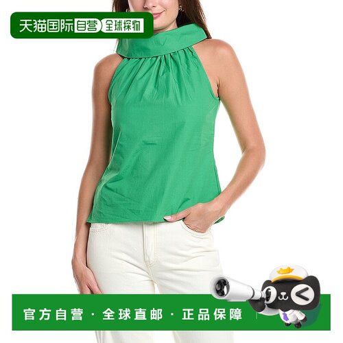 自营 Sail to Sable Cowl Neck Top - green 美国奥莱直发上衣