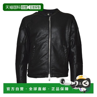 Black Lettering Jacket Embossed With 自营dsquared2Shiny
