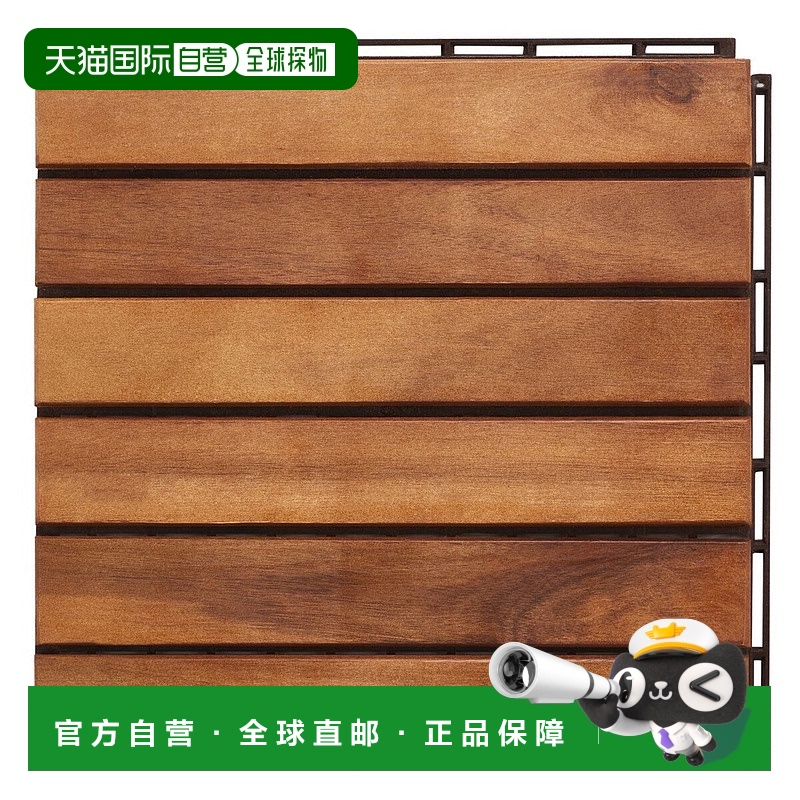 自营 safavieh Osaka Wooden Floor Tile- 6 Slats-Acacia 自然色