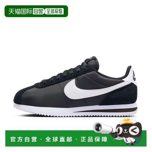 自营nikeWomen's Cortez Textile Shoes - black 美国奥莱直发