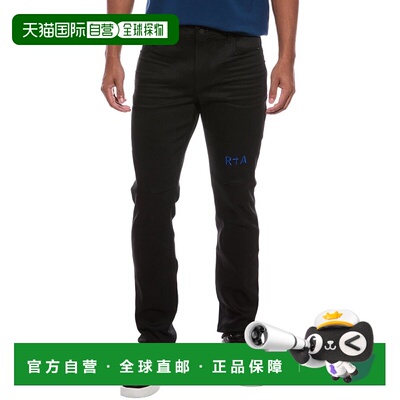 自营RtA Bryan Skinny Jean-黑色 美国奥莱直发牛仔裤紧身裤