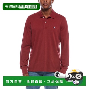 红色 自营 Polo衫 brothers布鲁克斯兄弟Pique 美国奥莱直 brooks