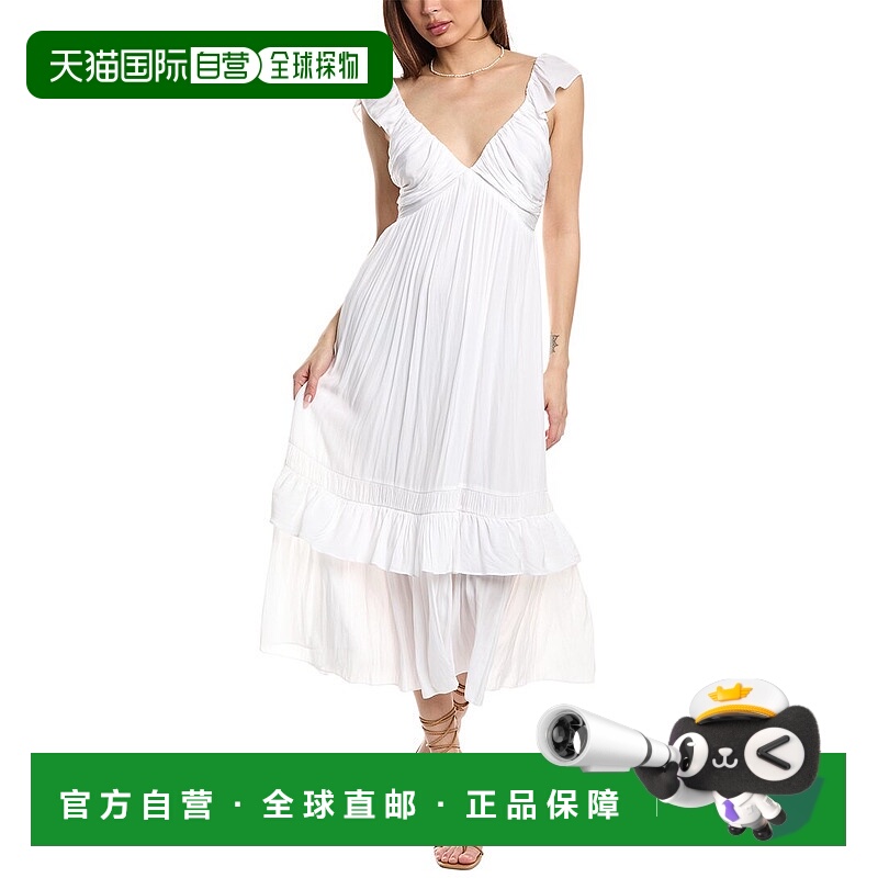 自营 Ramy Brook Nelly 长裙 - 白色 美国奥莱直发