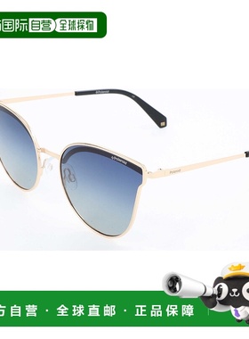 自营 polaroid宝丽来女士58毫米蓝色太阳镜-金蓝色 美国奥莱直发