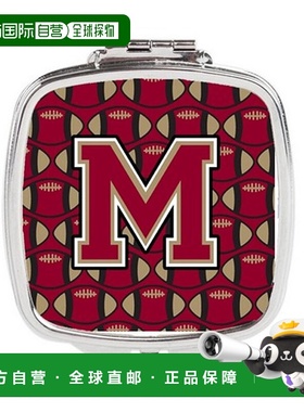 自营 Carolines Treasures CJ1078-MSCM 字母 M 足球石榴石正品