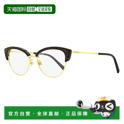自营Swarovski Women's Brow Line Eyeglasses SK5363 048 Deep G