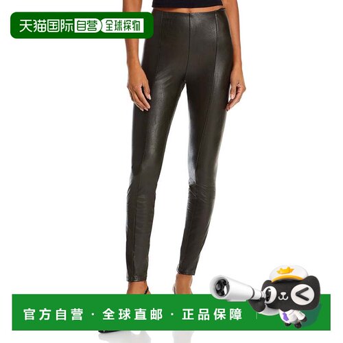 自营Lysse Textured Faux Leather Leggings Green Size XS - gre