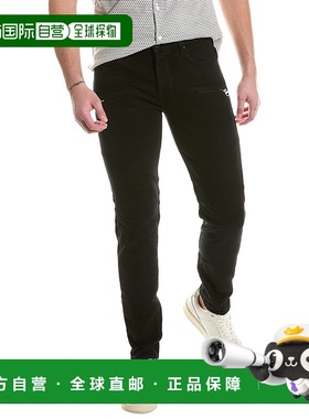 自营HUDSON Jeans The Blinder V.2 Cage 紧身机车牛仔裤 - 黑色