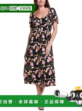 自营 saltwater luxe盐水奢华迷笛连衣裙-黑色 美国奥莱直发