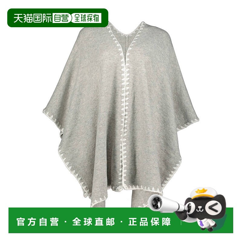 自营bishop + youngWomen's Whipstitch Shawl In Heather Grey -