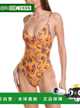 A.L.C. Cleo Scoop 泳衣 - 黄色 【美国奥莱】直发