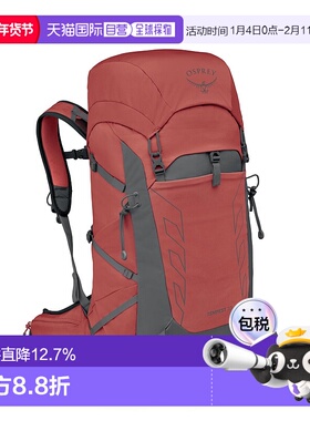 香港直邮OSPREY暴风Tempest 33L女款户外徒步骑行滑雪双肩包 红黑