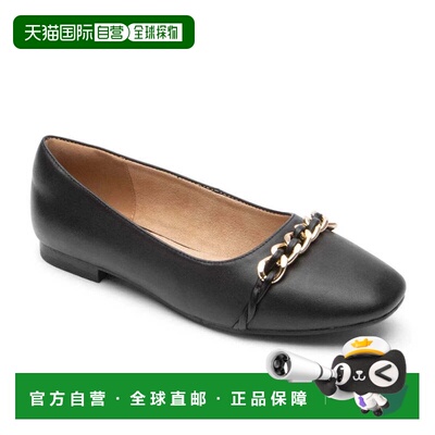 自营Women's Rockport Zoie CI9673 Ballet Flats Black Leather