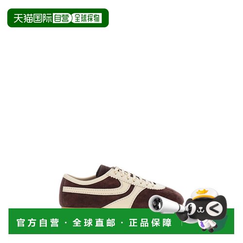 自营dries van noten深紫色绒面革低调运动鞋-紫色 美国奥莱直发