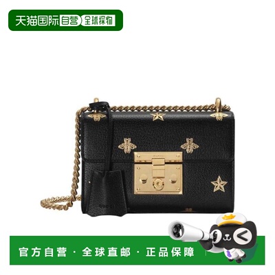 自营Gucci Padlock系列蜜蜂星星小号肩背包 432182DJ2LG古驰