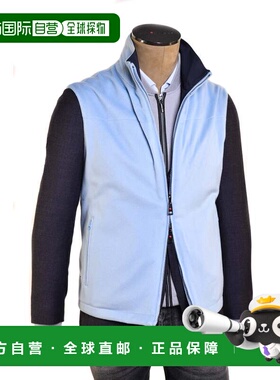 自营 Kired By Kiton Gange双面羊绒背心-蓝色 美国奥莱直发