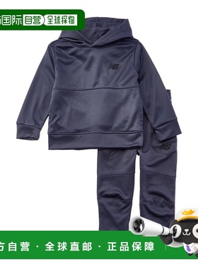 自营New Balance 2pc Tech Fleece Hoodie & Pant Set - grey 美