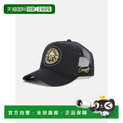 自营guessLion Trucker Hat - black snakeskin 美国奥莱直发帽子