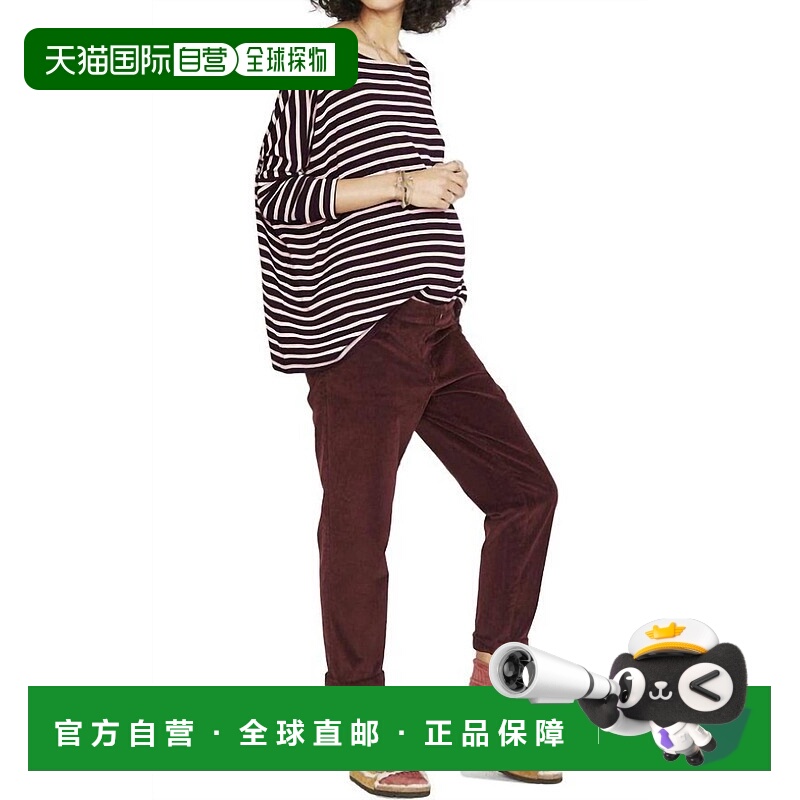 自营hatchWomen's The Boyfriend Corduroy Pants In Wine - wine