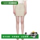 香港直邮潮奢 牛仔短裙 Burberry 女士 1h可退 EKD 巴宝莉 米色
