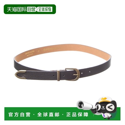 自营Persaman New York Riley18 Leather Belt - black 美国奥莱