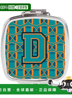 自营 Carolines Treasures CJ1063-DSCM 字母 D 足球水色正品