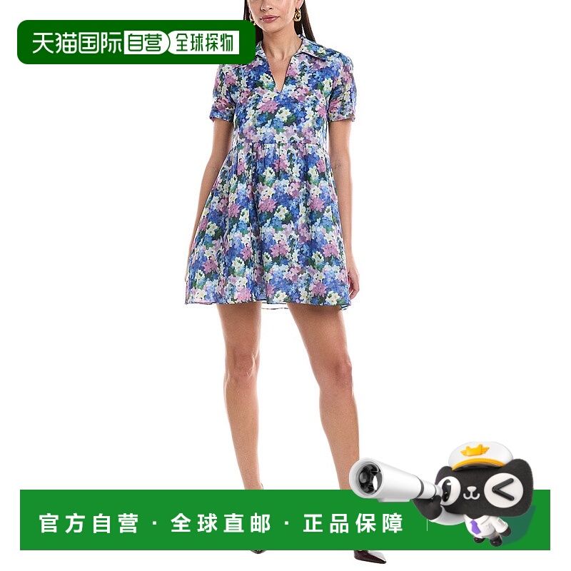 自营 Amanda Uprichard Althea衬衫裙-蓝色 连衣裙美国直发奥莱